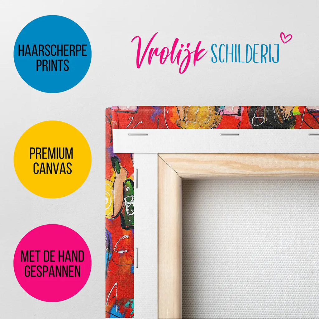 6 Feestende dikke dames | Vrolijk Schilderij | Schilderen op nummer | Diamond painting | Dot painting
