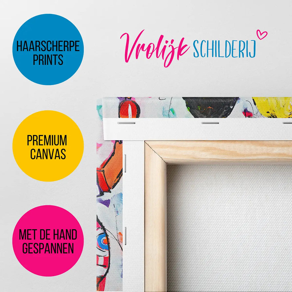 De feestende dikke dames | Vrolijk Schilderij | Schilderen op nummer | Diamond painting | Dot painting
