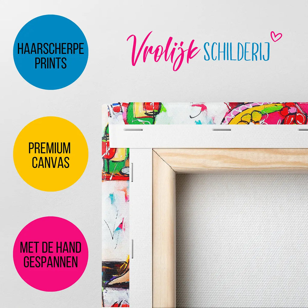 Dikke dames gezellige picknick | Vrolijk Schilderij | Schilderen op nummer | Diamond painting | Dot painting