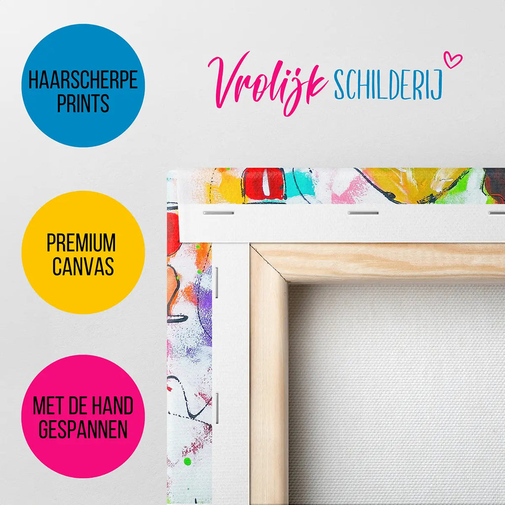Dikke dames slokje uit de fles | Vrolijk Schilderij | Schilderen op nummer | Diamond painting | Dot painting